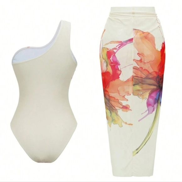 ‼️NEW‼️One-Piece Swimsuit & Cover Up Set 🔥 Trend Of This Summer 🔥 - Picture 3 of 15